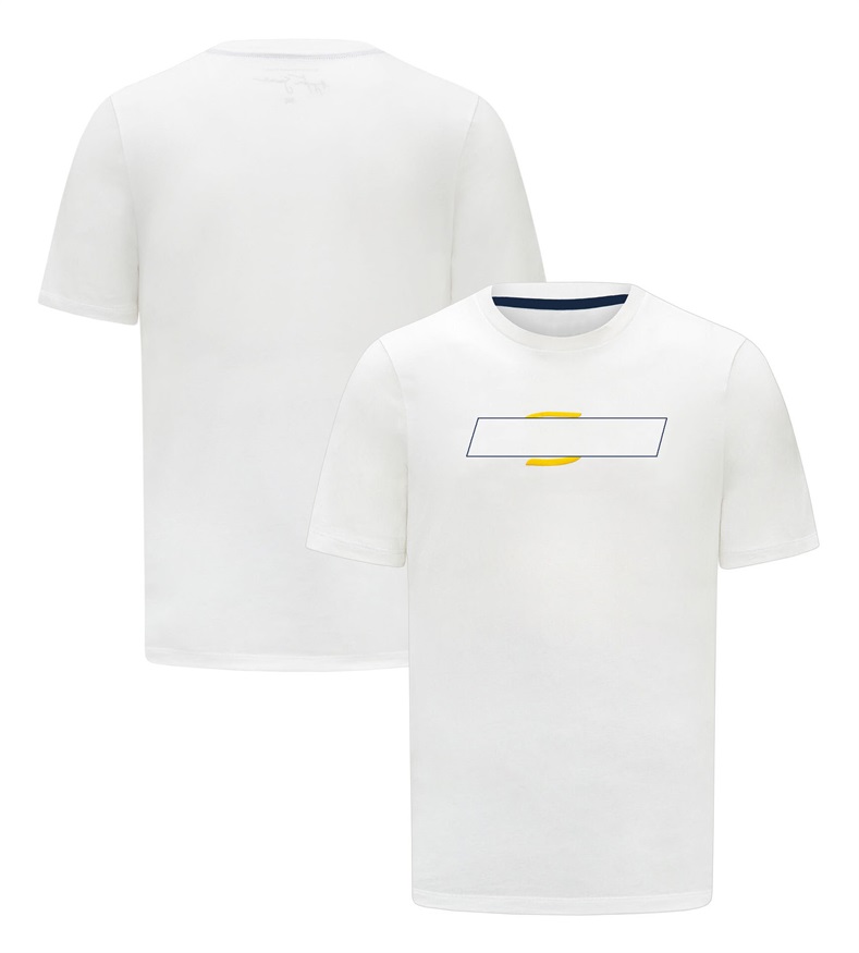 Camiseta F1, nuevo traje de carreras de manga corta con cuello redondo, uniforme del equipo de fábrica para hombre, monos de talla grande