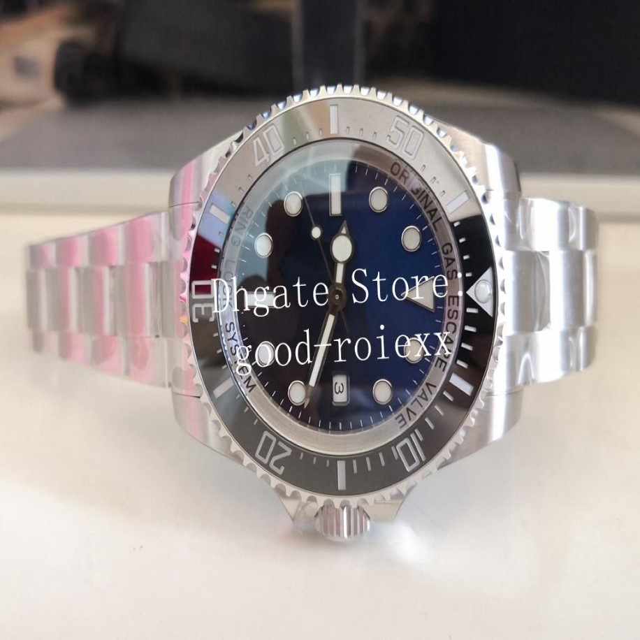 8 Stijl Blauw Zwart Keramische Bezel BP Horloges Heren Automatisch 2813 Horloge Heren 44mm Datum Staal Zee 43mm PVD DLC Super Lumed fabriek Gli252g