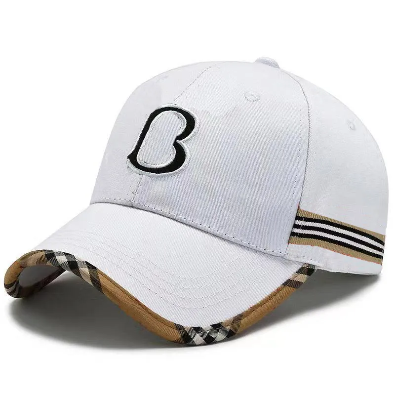 Designer Baseball Cap Casquette Letter Brodery Ball Caps Sportstil Travel Running Wear Hat Pure Color Versatile Caps