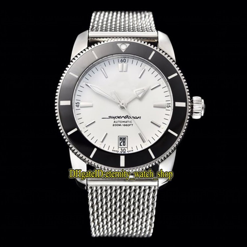 V2 Versión mejorada GF II B20 AB201012 G827 154A ETA A2824 Mecánico automático Esfera blanca Reloj luminoso para hombre Caja de acero 316L Spo236l