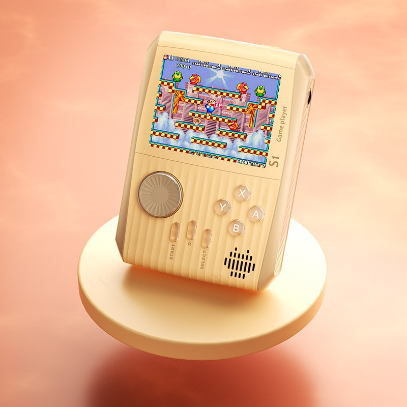 S1 Mini Handheld Konsole gier wideo Wbudowane w 666 gier Retro Portable Game Plays Console Host Host Prezent urodzinowy dla dzieci i dorosłych DHL