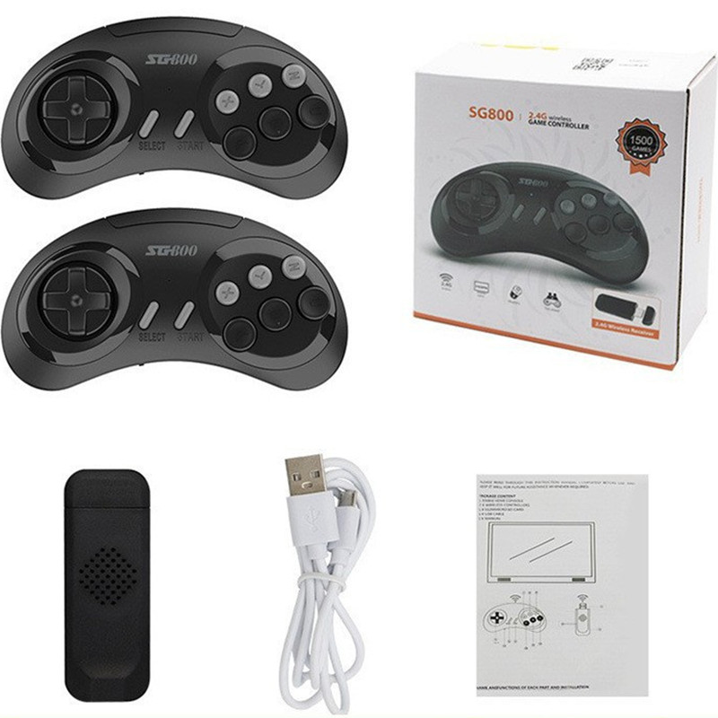 Nostalgische consolehost Mini klassieke retro gamespelers SG800 TV Out videogameconsole voor NES-gameconsoles met dubbele gamingcontrollers