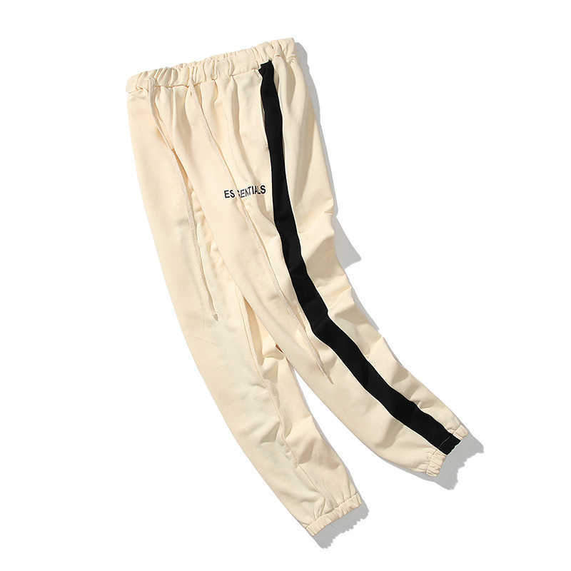 Ess Men's Pants 24ss designer Double line Sports Pants Spliced Guard Pants Mens and Womens Casual Sports Pants