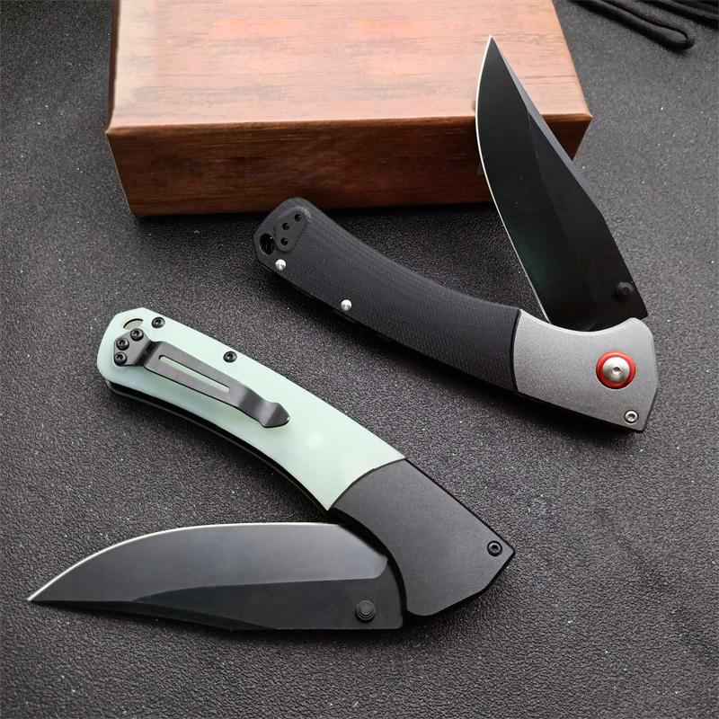 Top Quality Butterfly 15080 Folding Knife S30V Black/Stone Wash Blade G10/Rosewood + Steel Sheet Handle With Retail Box