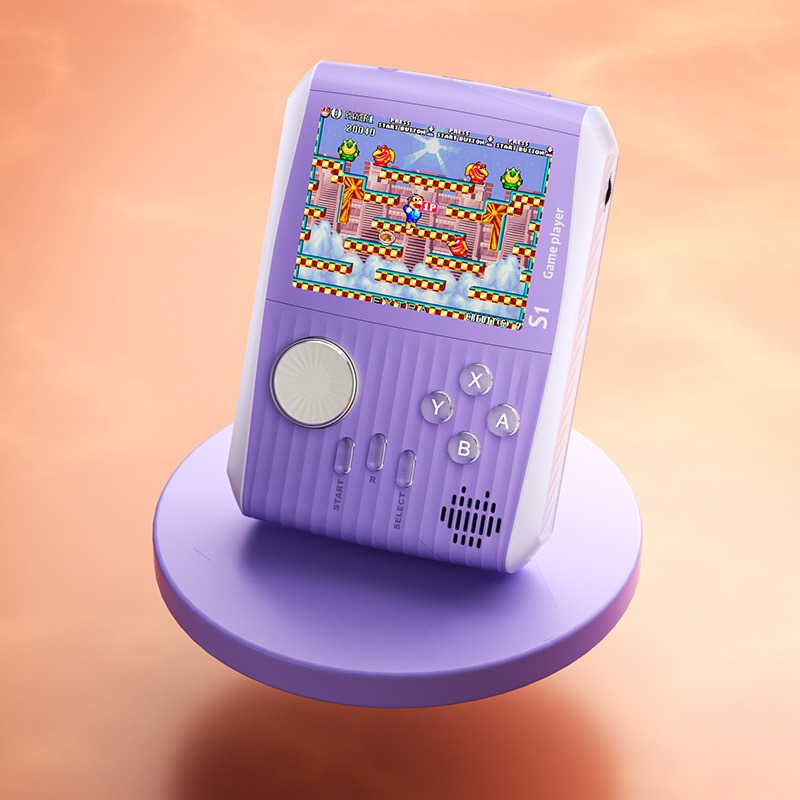 S1 Mini-Handheld-Videospielkonsolen mit integriertem 666-Spiele-Retro-Portable-Game-Spieler-Spielekonsolen-Host-Geburtstagsgeschenk für Kinder und Erwachsene DHL