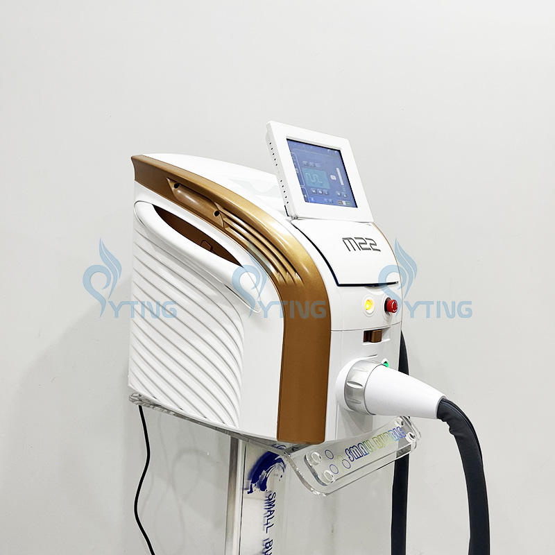 M22 IPL OPT Máquina de remoção de pêlos a laser Acne Tratamento vascular E-Light Rejuvenescimento da pele Remoção de sardas