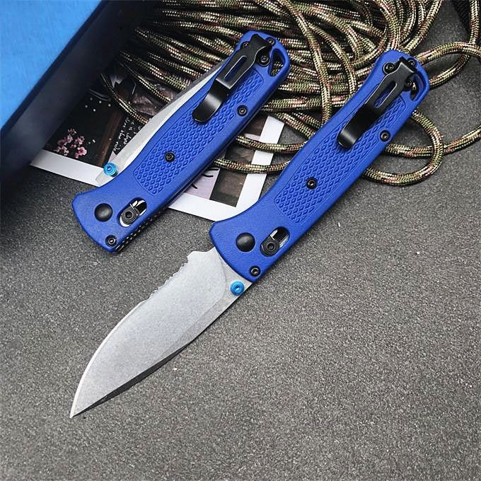 Promotie Butterfly 535 nylonvezel handvat D2 Stone Wash Blade zakmes EDC Pocket Tool camping jacht Utility outdoor keukenmessen