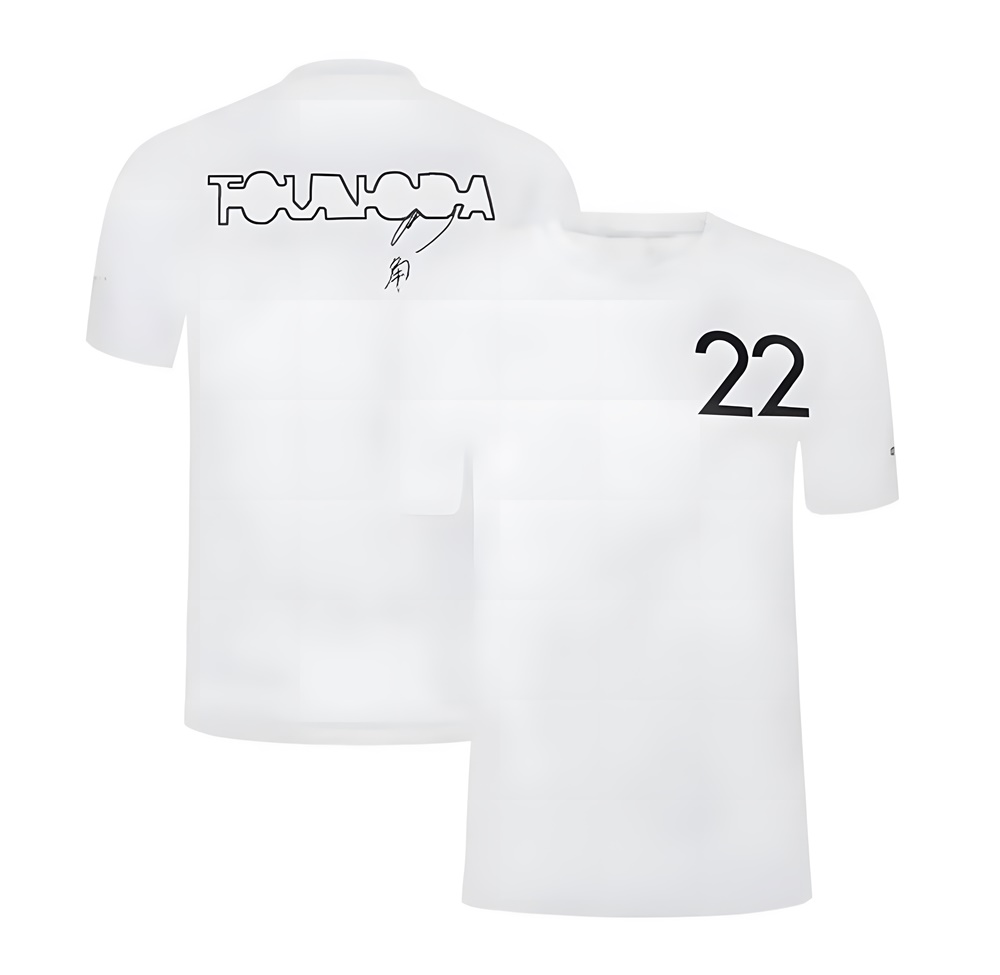 Camiseta de manga corta equipo de Fórmula Uno traje de carreras F1 monos de automóvil karting personalizado