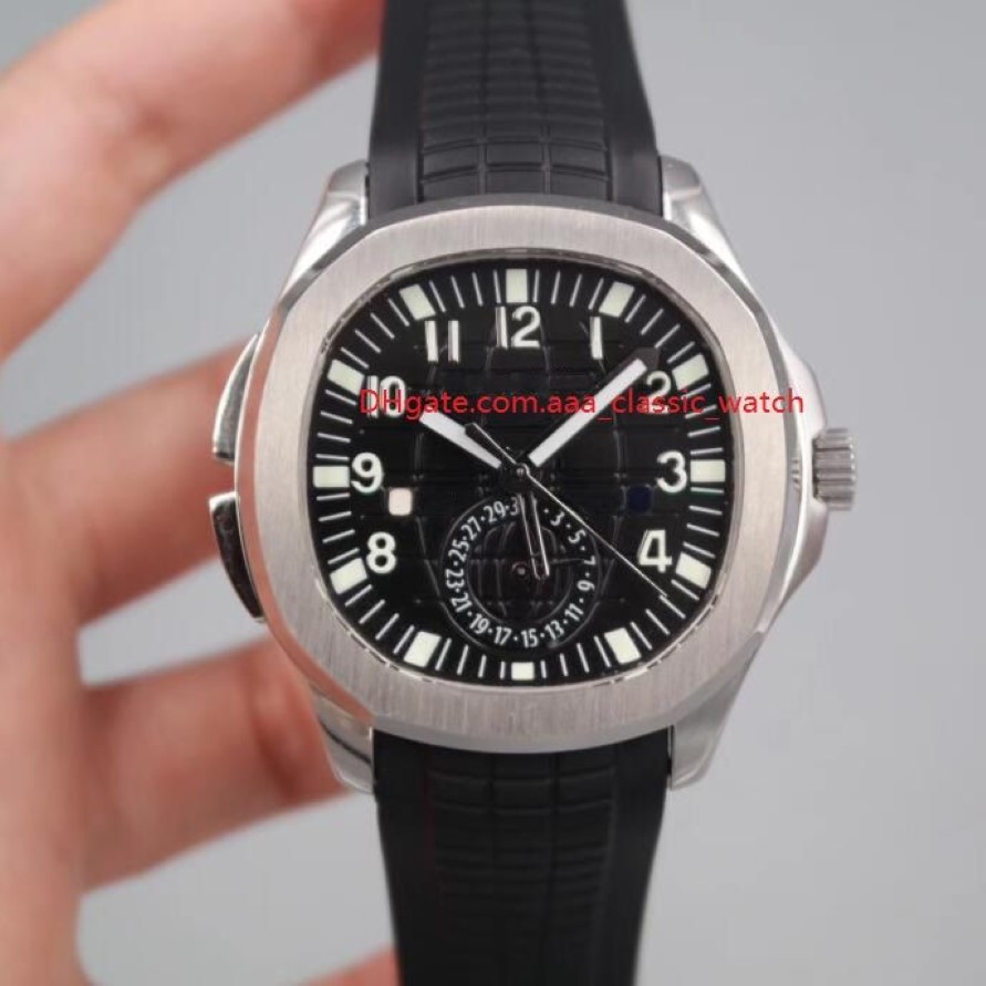 Hochwertige Uhr 42mm Aquanaut 5164 5164R-001 Edelstahl Asien Transparente mechanische Automatik Herrenuhr Wat248f