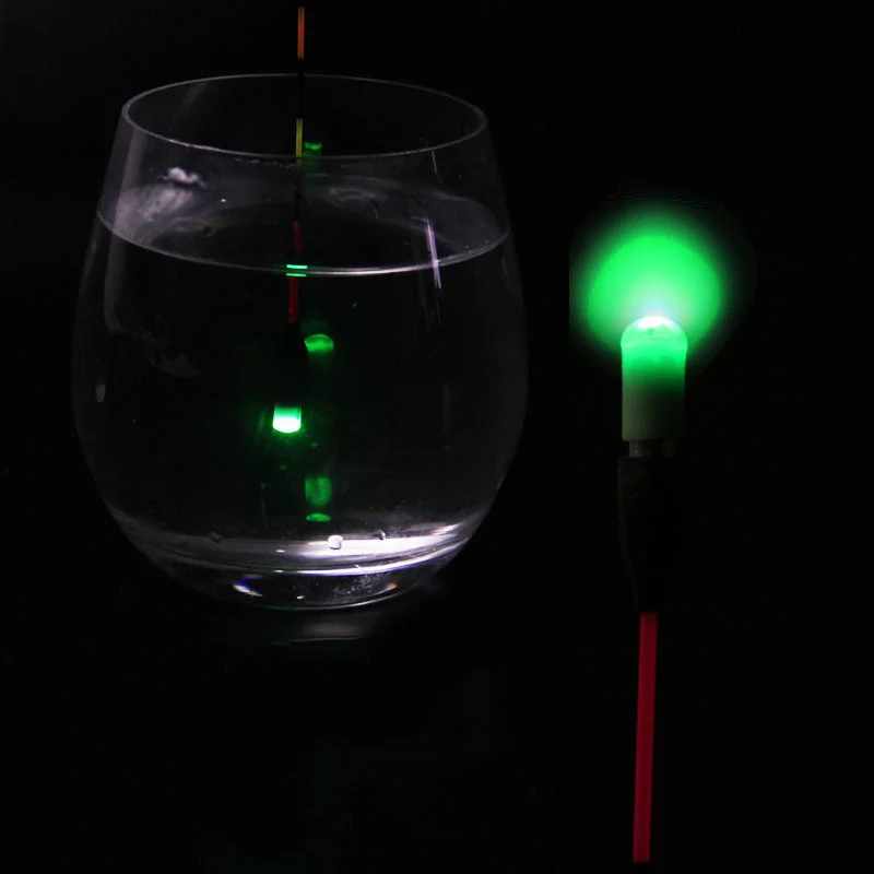 20/60/100 st Elektroniskt ljus Stick Set LED -ljusgrön/röd glödpinne nattfiske Tillbehör J449 240125