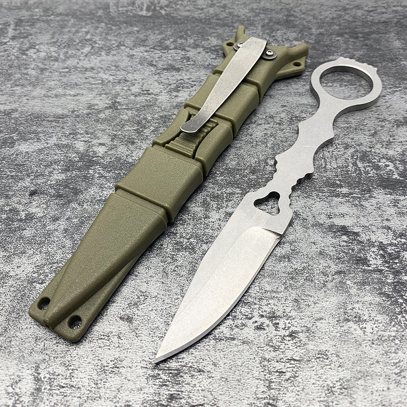 Outdoor BM176 Fixed blade Knife D2 Blade Pocket EDC Tool Camping Fishing and Hunting Safety Portable Straight Knives