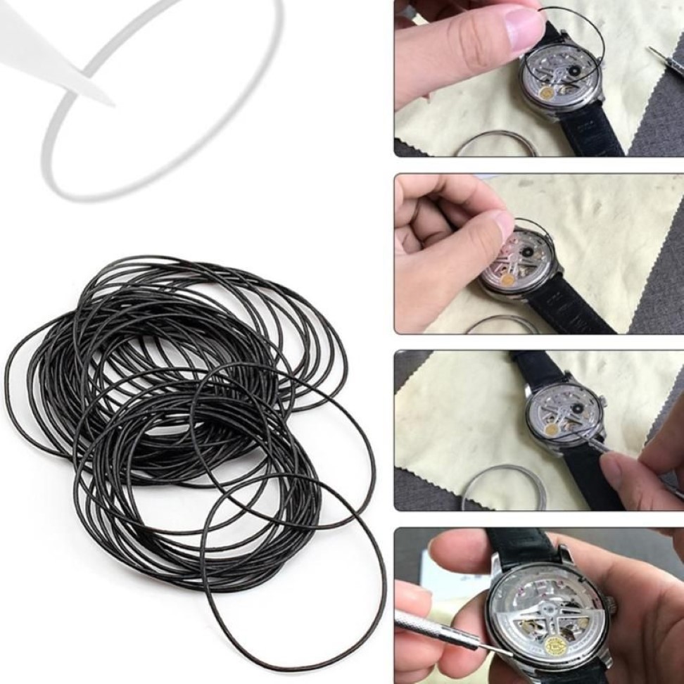 Reparatiegereedschap Kits Accessoires Praktische Ronde Afdichting Waterdichte Vervanging O-Ring Pakkingset Wasmachine Duurzaam Rubber DIY Horloges Ba304L