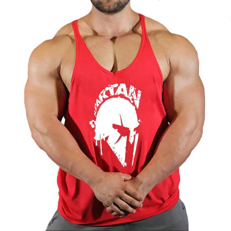 Herrtankstoppar som kör Väst män fitness y bakre stringer tanktopp sommar gymkläder mesh sport bodybuilding ärmlös skjorta yq240131