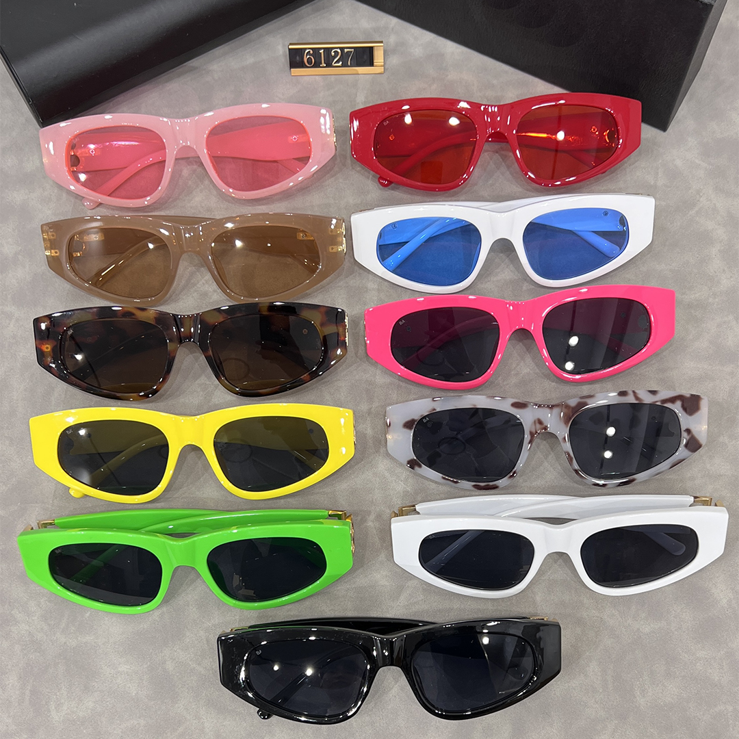 Солнцезащитные очки дизайнерские солнцезащитные очки люксового бренда солнцезащитные очки для женщин буква UV400 дизайн модный сплошной цвет стиль пляжные солнцезащитные очки для путешествий подарочная коробка 9 цветов хорошо