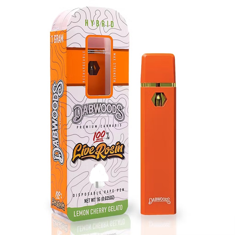 Dabwoods 1,0 ml Einweg-Vape-Stift, wiederaufladbar, E-Zigaretten, 280-mAh-Akku, leer, 510 Verdampferstifte, Kartuschenbox, Verpackung, Packwoods x Runts Pack, kleiner Rucksack