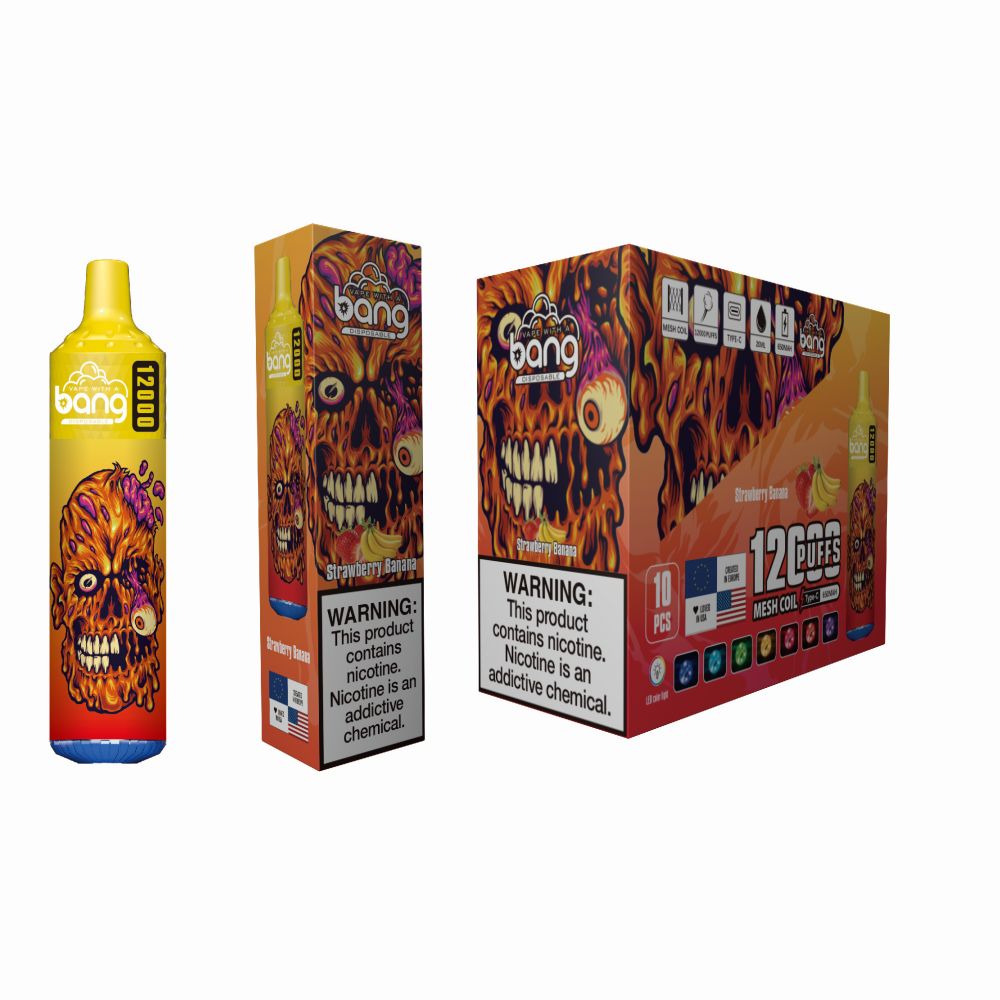 Produit de qualité 100% E-cigarettes jetables bang 12000puffs 20ml 650mah type-c vs BANG KING 13000puffa vs breze 10000puffs