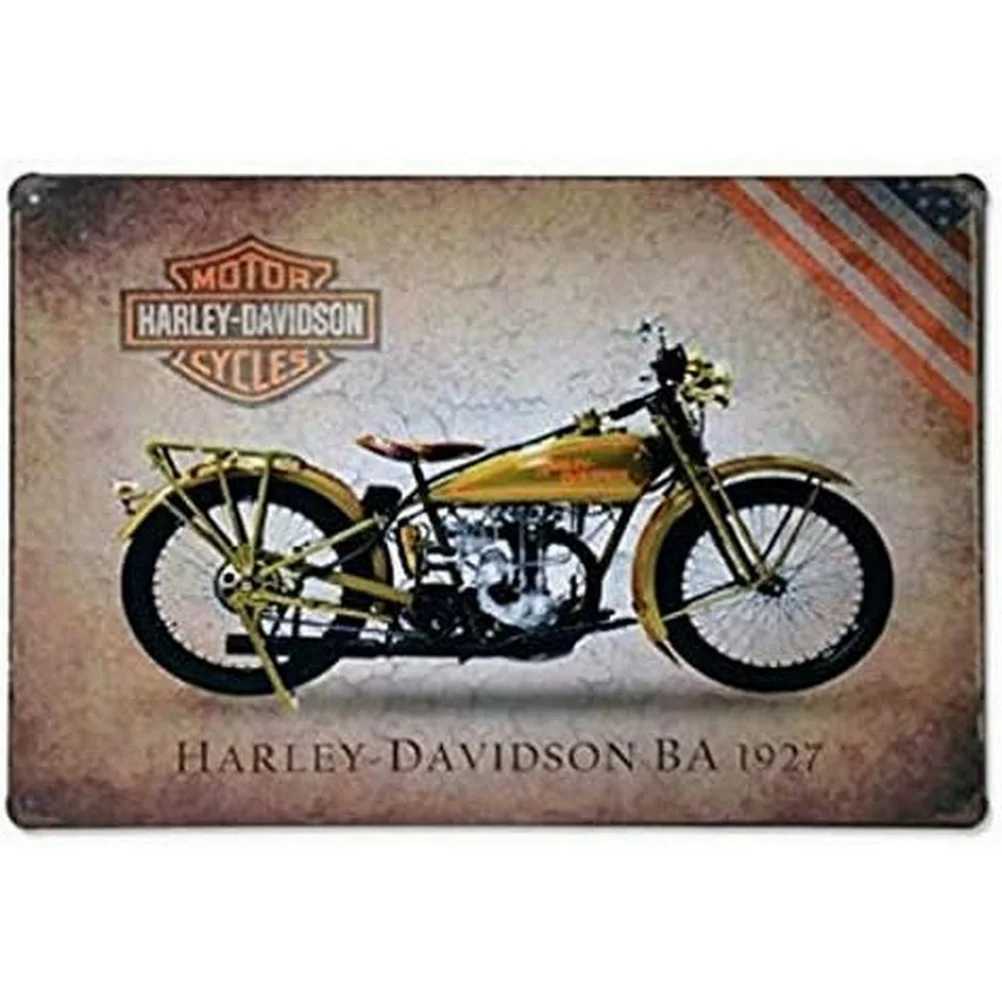 Peinture sur métal Les légendes de moto ne meurent jamais, panneaux en étain en métal, décoration murale, panneaux de motard pour homme, grotte, café, Pub, Club, affiches de moto Harley