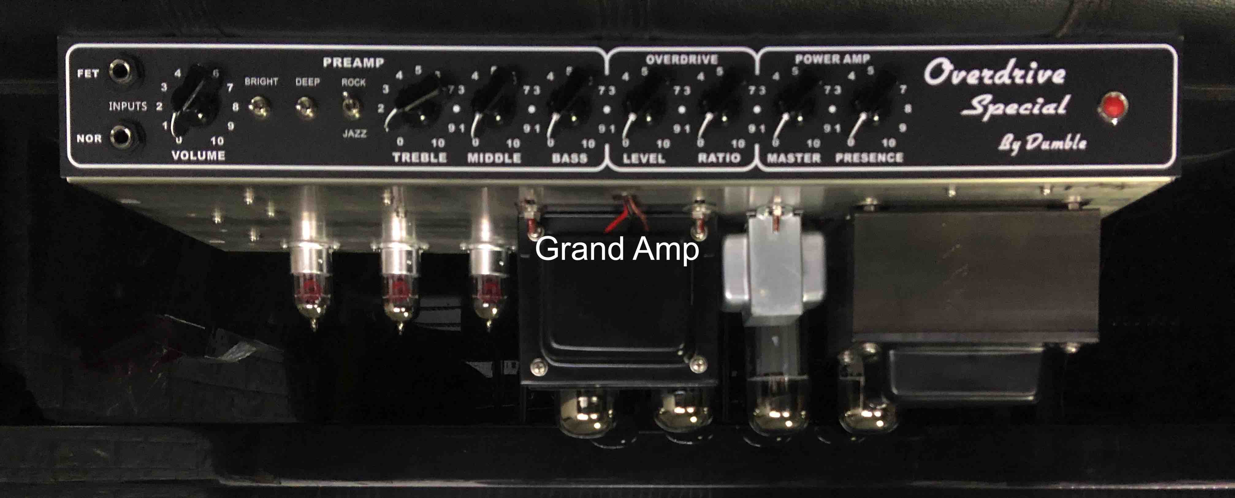 Cabeça de amplificador grande personalizada DumbleTone G-ODS Overdrive Amp 100W 50W aceita Amp OEM