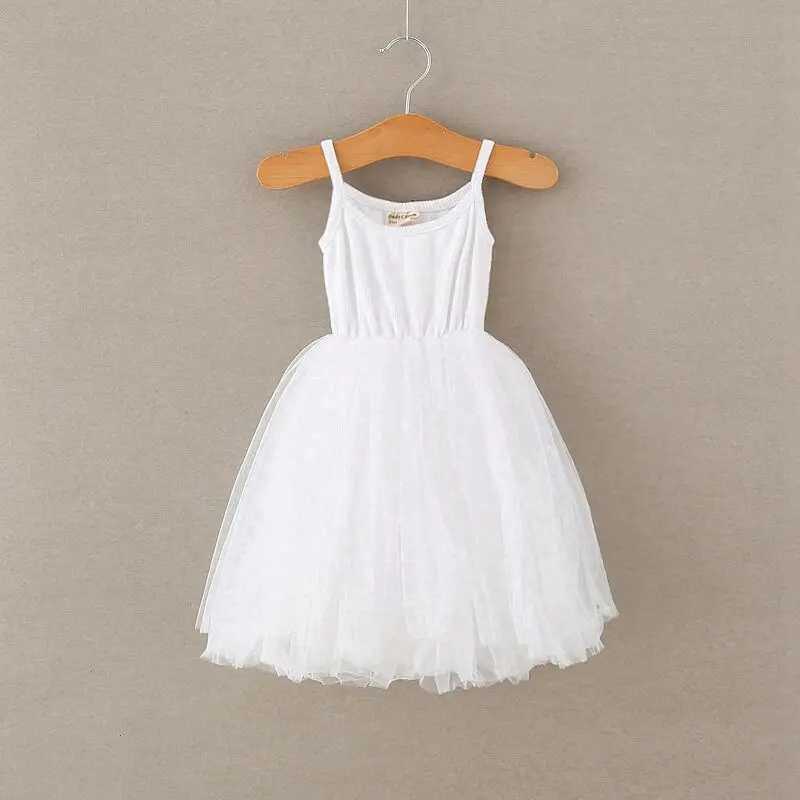 Robes de fille Été doux robes de princesse pour les filles fête Tulle Tutu enfants robes élégant sangle moelleux robes de fée 3-8Y robe de bal robes