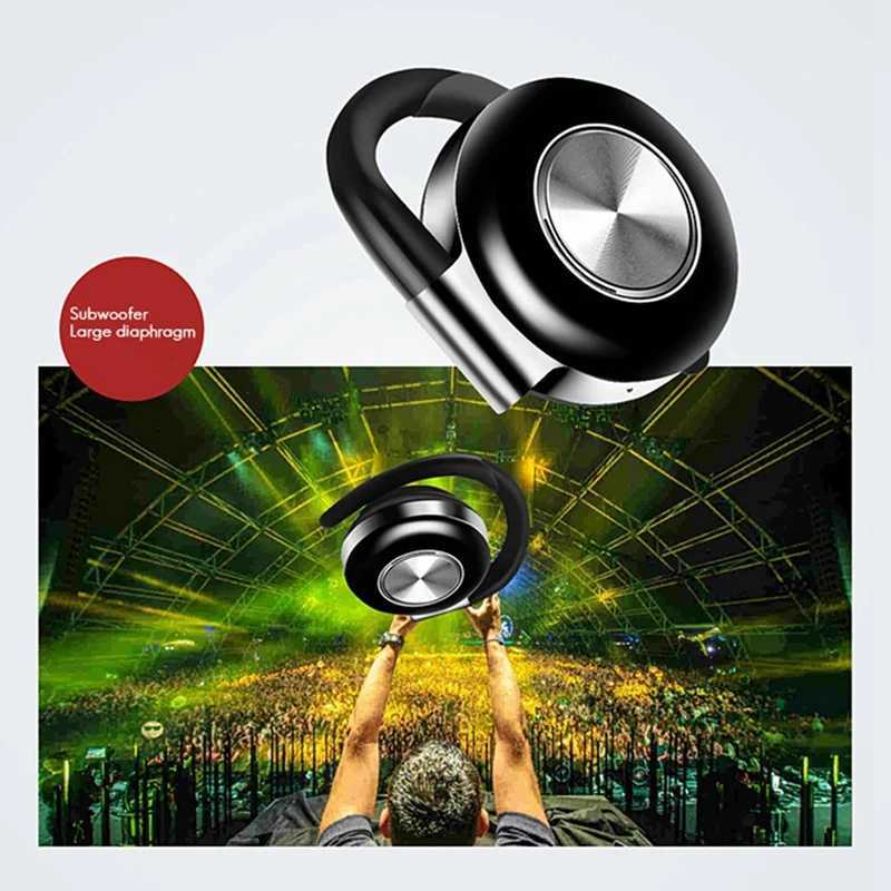 Cell Phone Earphones 2X TWS Bluetooth Headset 5.0 Wireless Binaural Stereo Sports Hanging Ear V5 Headset YQ240202