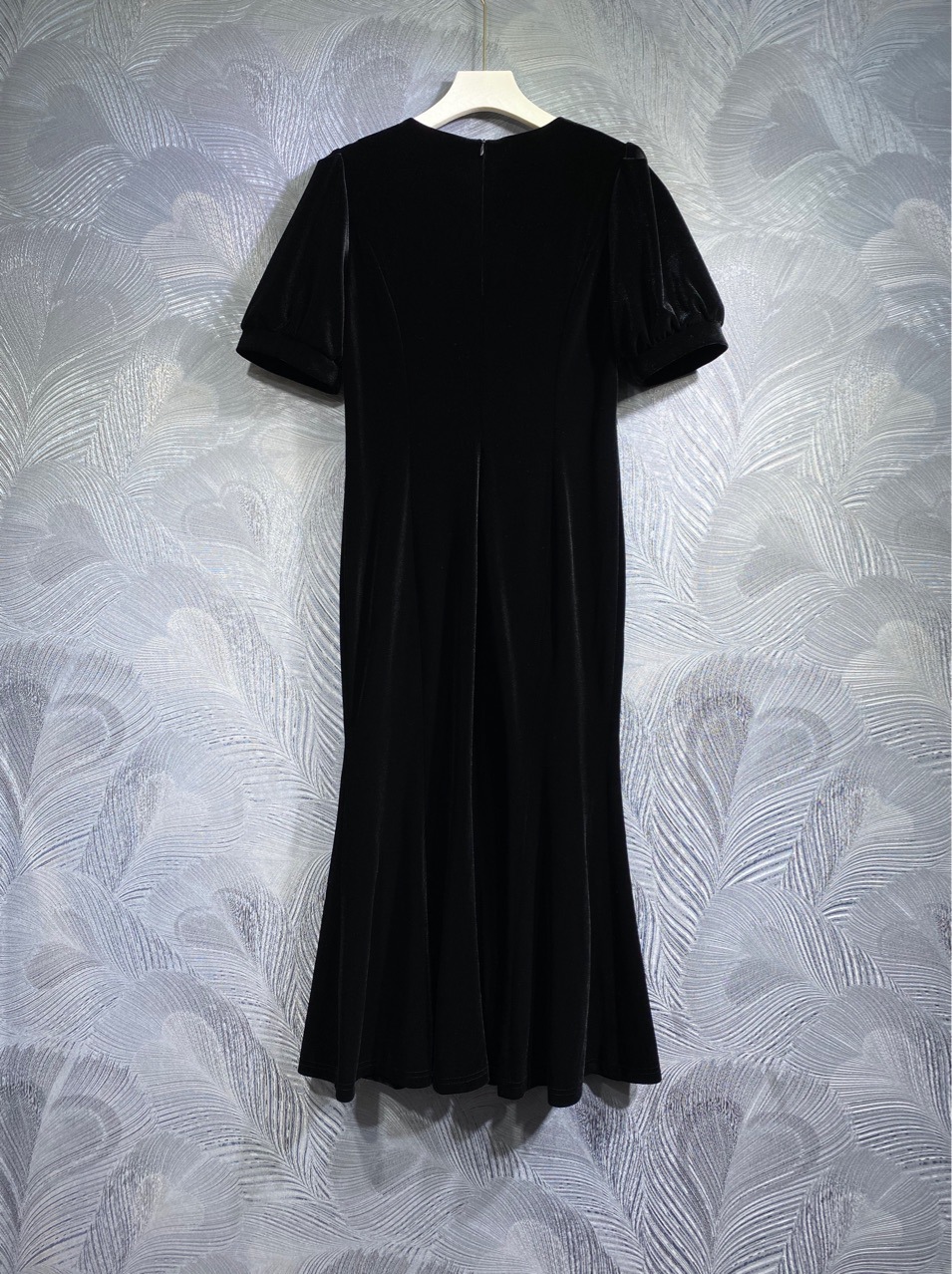 10008 XXL 2024 Runway Dress SPring Summer Dress V Neck Black Brand Same Style Womens Dress Fashion High Quality LTao