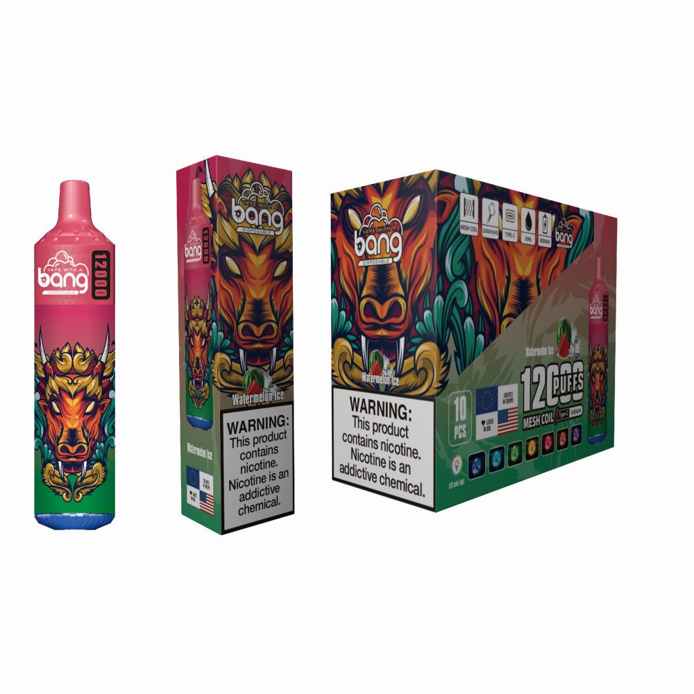 Produit de qualité E-cigarettes jetables bang 12000bouffées 20ml 650mah type-c vs elf box 12000