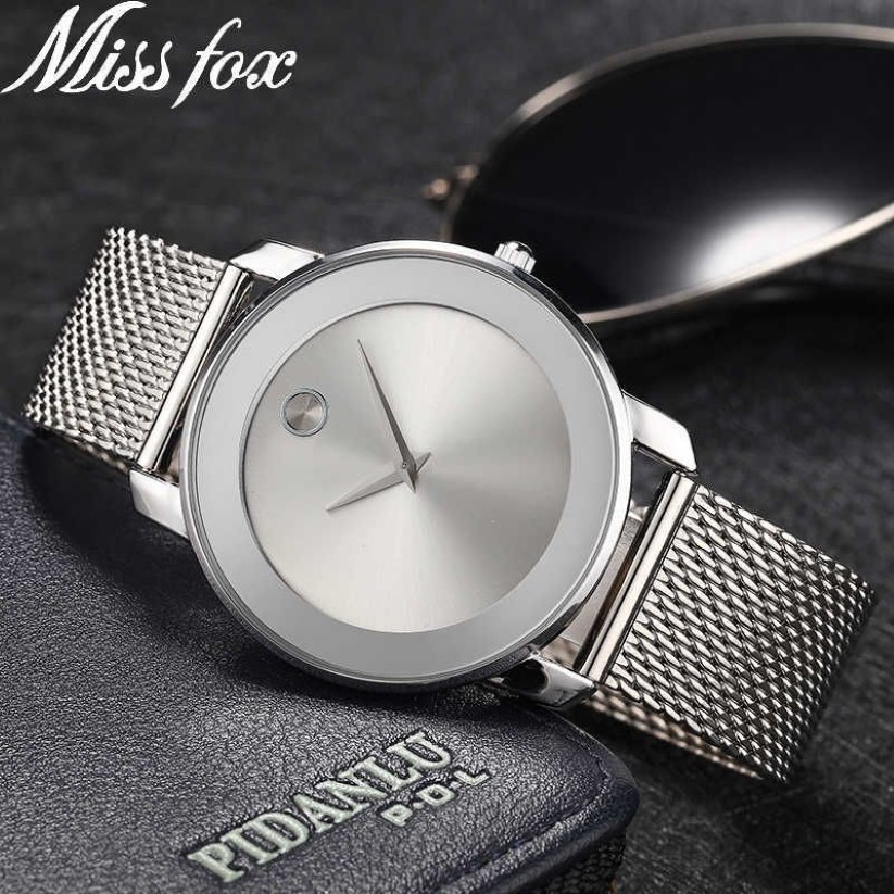 Miss Montres pour femmes Elegant Casual Silver Color Lady Watch For Woman Luxury Brand Robe de soirée Robe Relogio Feminino 210720243U