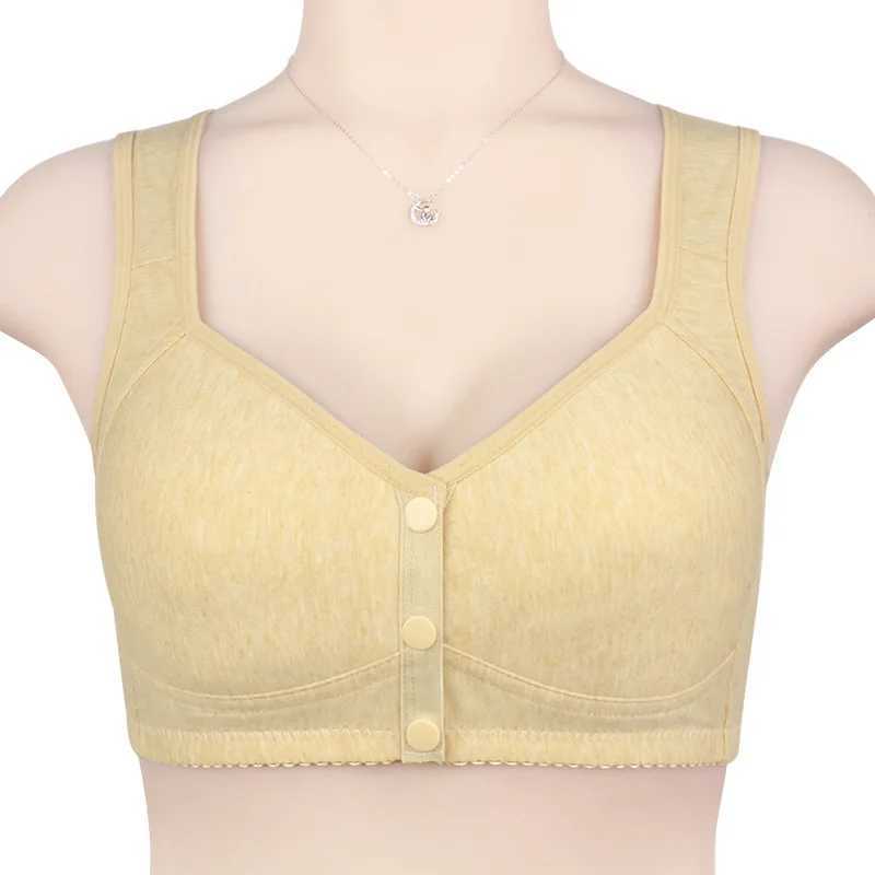 Reggiseni con chiusura frontale Reggiseno confortevole e traspirante Senza ferretto Intimo donna Plus Size Gilet a spalla larga Reggiseni Lingerie femminile 6XL YQ240203