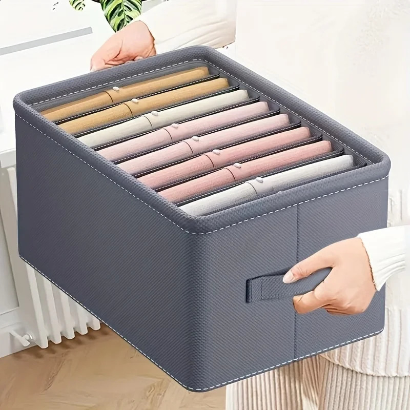 679 Grids Clothes Storage Box Shirt Compartment Closet Organizer Home Organization 240125