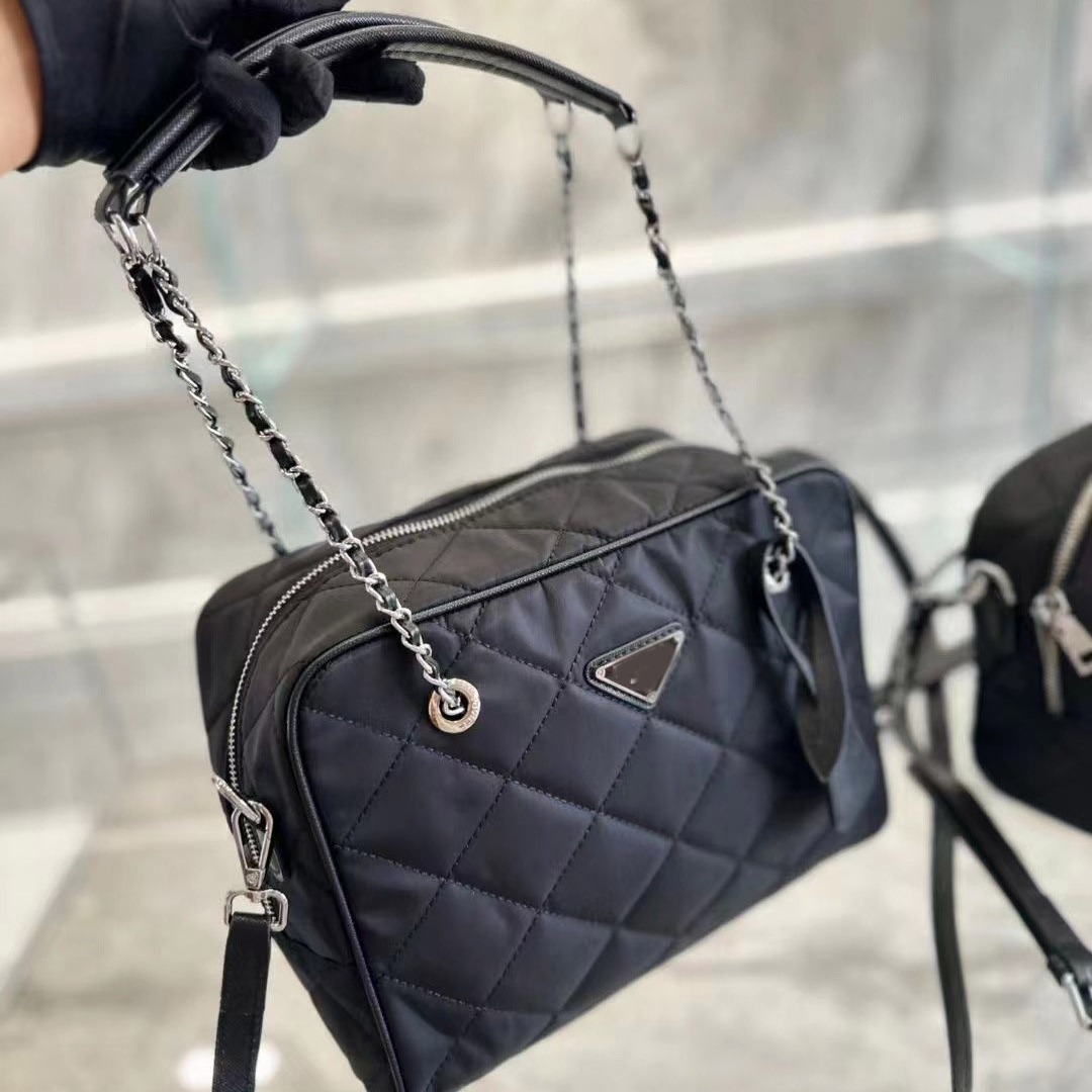 Hafif Naylon Kamera Çantası Şık Sonbahar ve Kış Crossbody Çantaları