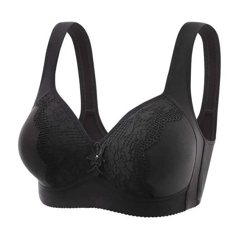 BRAS BRAS Women 36-46 B C Pink Push Up Bras för kvinnor som samlar bred rem Brassiere Underwear Kvinnliga sömlösa Bralette Tops Lingerie YQ240203