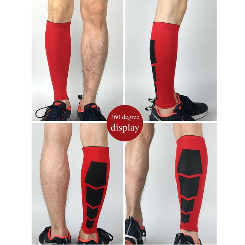 e de manches de mollet de compression chaussette de compression de jambe en cours d'exécution attelle de tibia varices veines de veau soulagement de la douleur protège-mollets pour le sport 240129