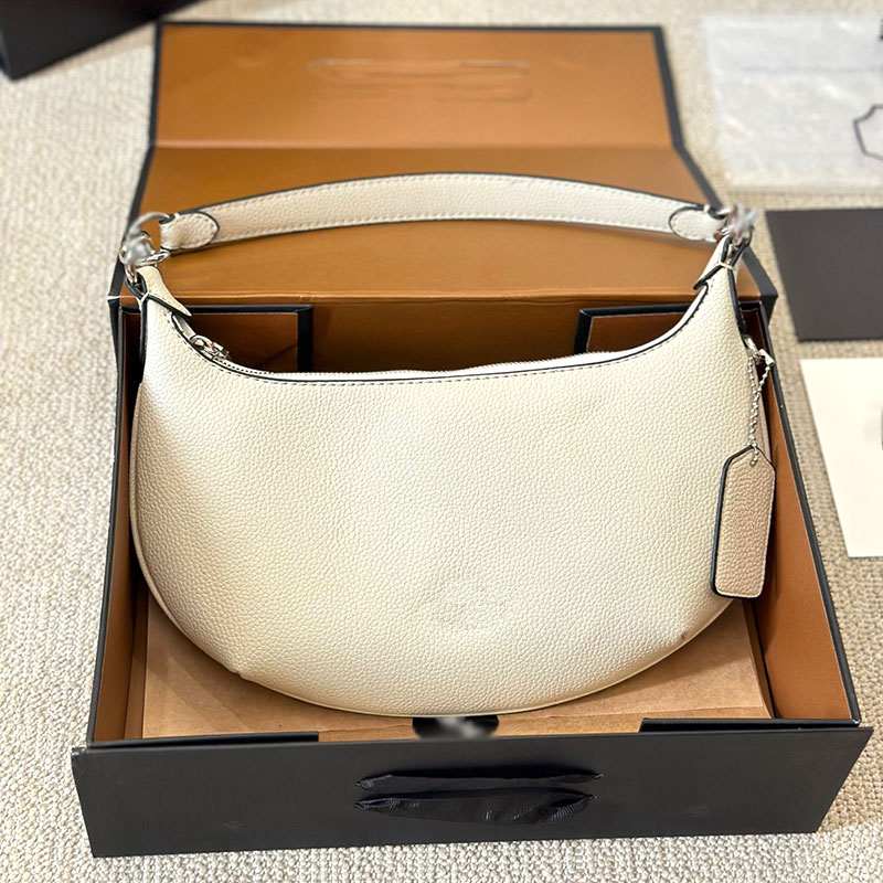 Fashion Designer bag Cowhide version Retro capacity Large size 28X33 Moon Bag Underarm bag