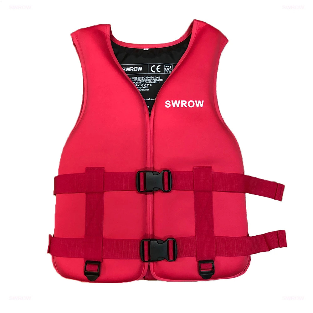 Neoprene Life Jacket for Adult Children Water Sport Buoyancy Vest Swimming Boating Skiing Driving Drifting 240127