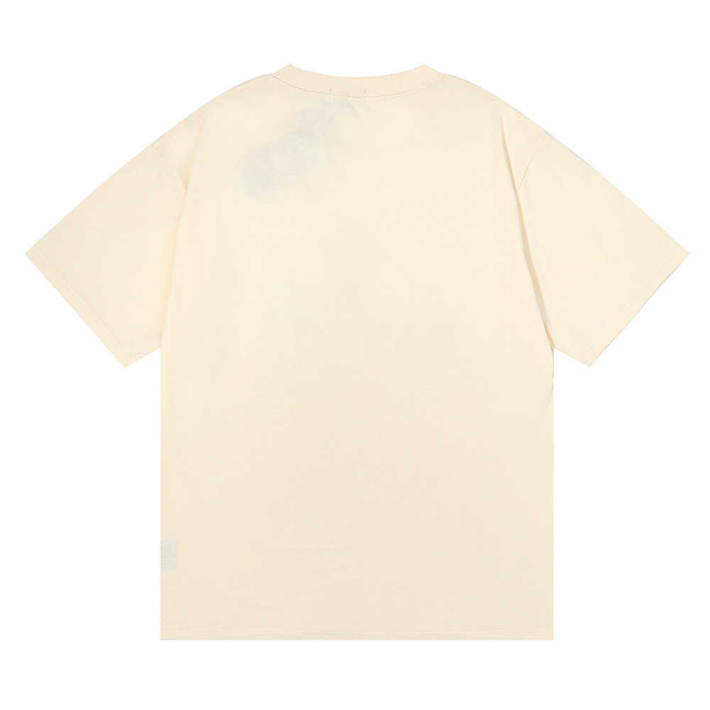 봄/여름 미국 트렌디 한 브랜드 호랑이 인쇄 유니esx 느슨한 캐주얼 둥근 목 짧은 슬리브 티셔츠