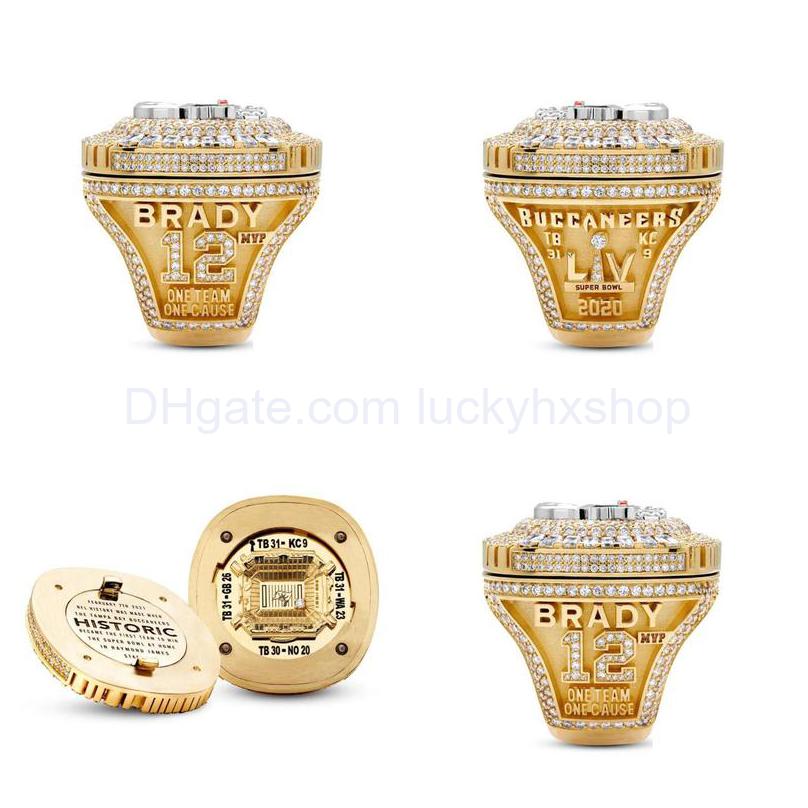 Fanscollection Tampa Bay Pirates Wolrd Champions Team Championship Ring Sport Souvenir Fan Promotion Gift Wholesale Drop Delivery Dh9qn