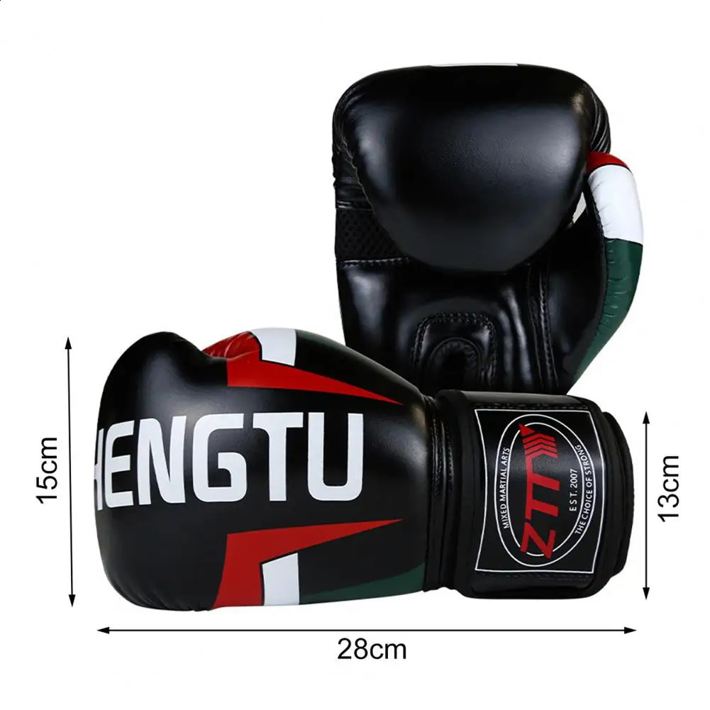 1 par luvas de boxe ajustar palma combinação forro boxe equipamentos de proteção profissional adulto luvas de treinamento de boxe artigos esportivos 240122