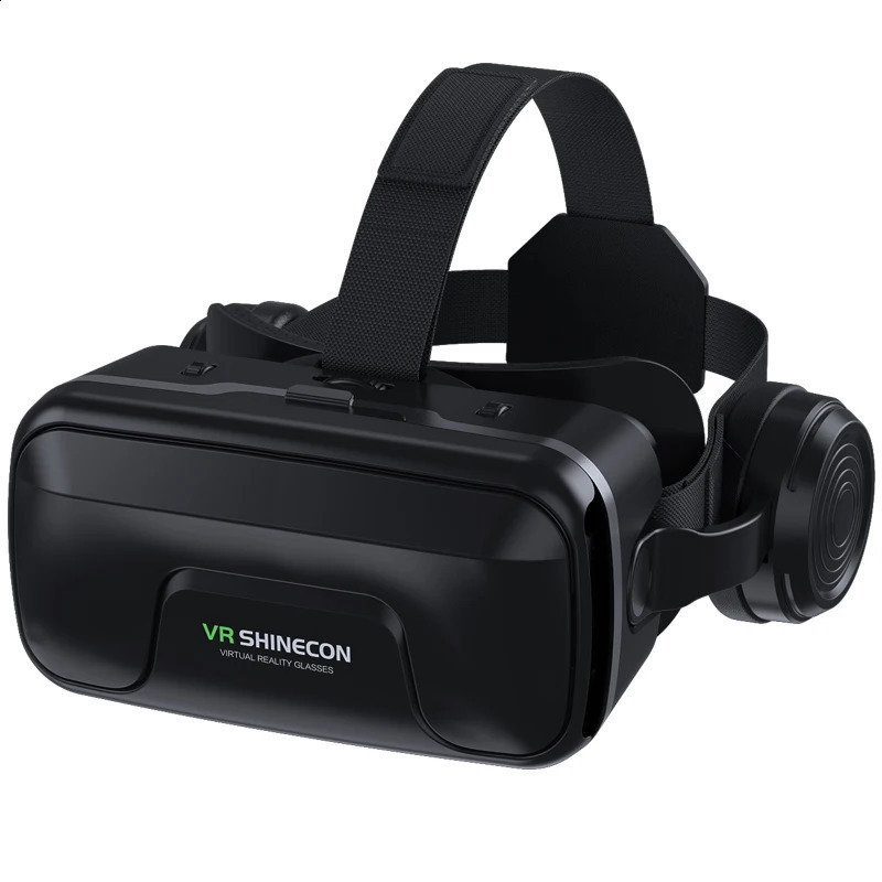 VR Shinecon 100 Casque lunettes 3D Casque de réalité virtuelle pour Smartphone lunettes de téléphone intelligent Casque Viar jumelles de jeu vidéo 240130