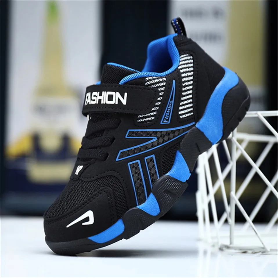 Sport Kids Sneakers Boys Casual Shoes For Children Sneakers Girls Shoes Leather Anti-slippery Fashion tenis infantil menino Mesh 240122