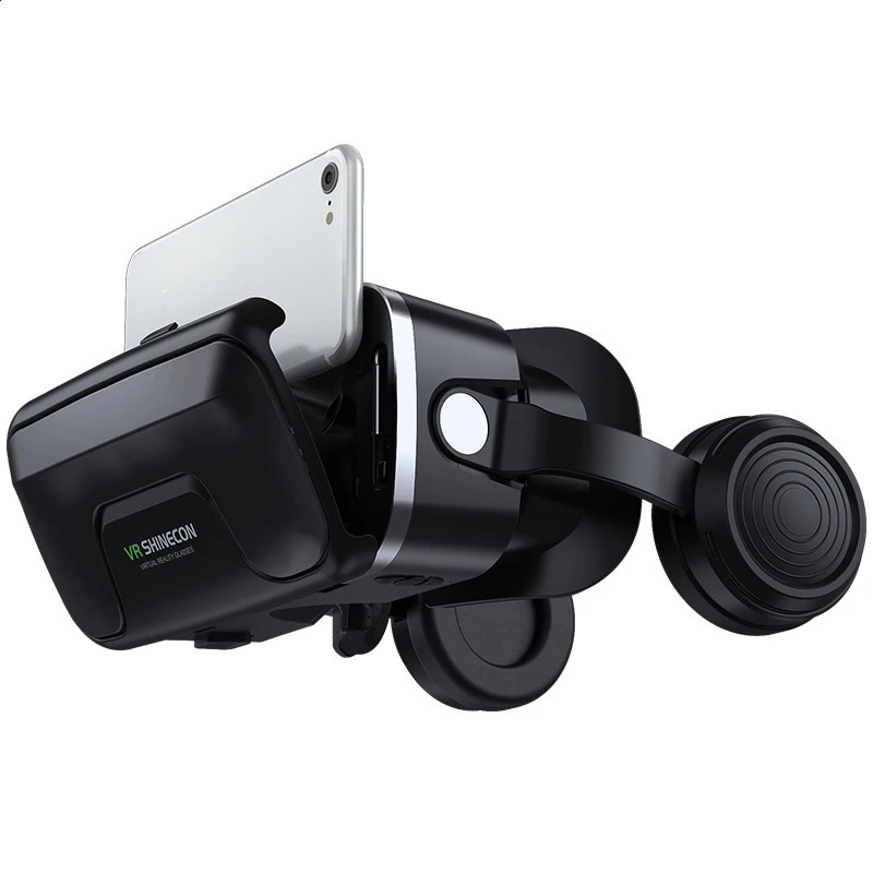VR Shinecon 100 Casque lunettes 3D Casque de réalité virtuelle pour Smartphone lunettes de téléphone intelligent Casque Viar jumelles de jeu vidéo 240130