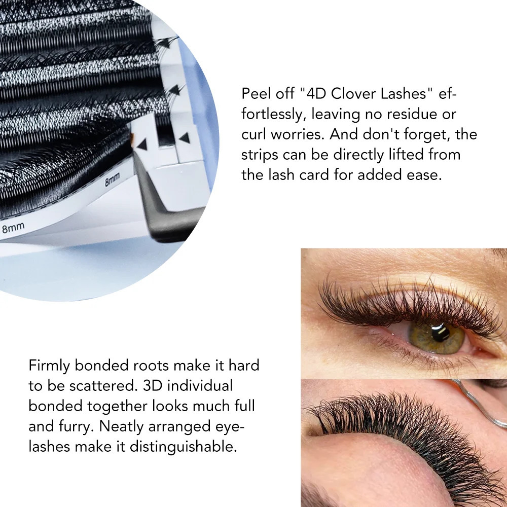 24ROW Premade Fan Lashes YY Formed C/D Curl Individual Eyelash Super Soft PBT Fiber Yy Lash Extension 3D/4D/5D/6D W Shape Lashes 240123