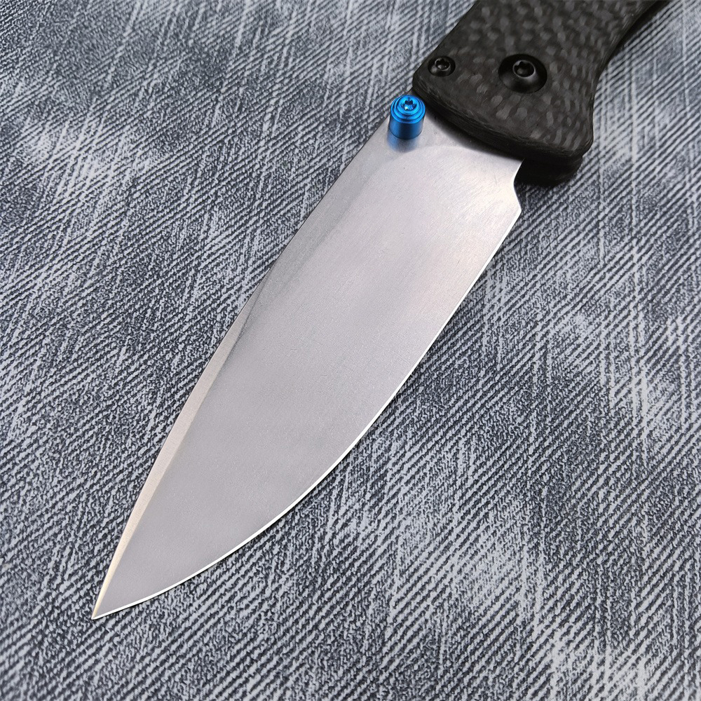 BM BUGOUT 535 535-3 포켓 EDC 나이프 탄소 섬유 손잡이 야외 휴대용 전술 생존 수공구 부엌 나이프 BM 3300 A016 9400