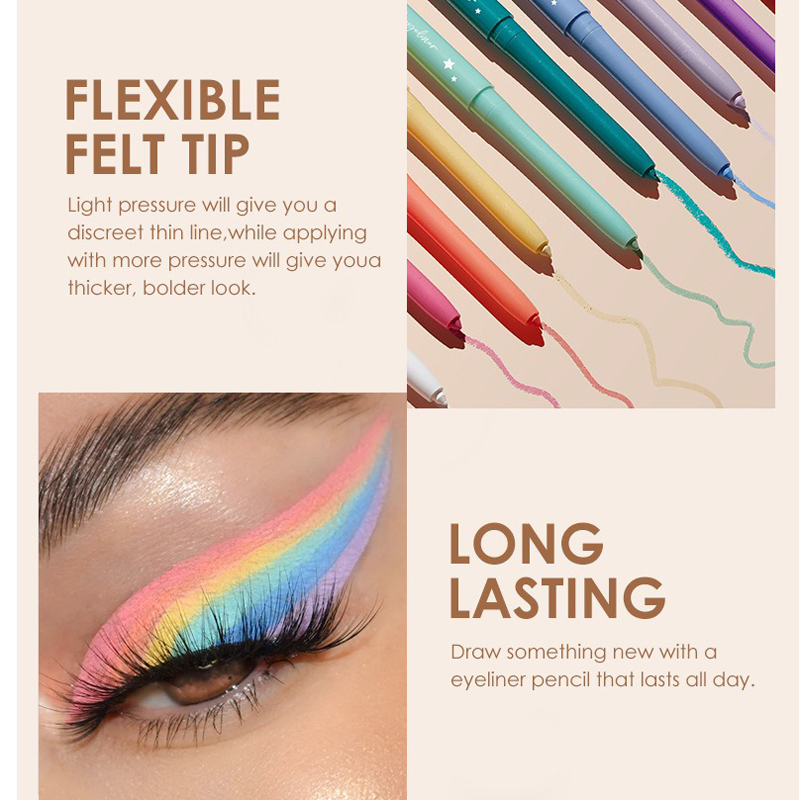 Smudge-Free Color Eyeliner Set