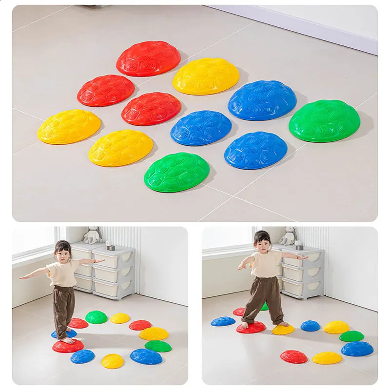 Montessori Turtle Shell Balance Stone Sensory Toys Integracja dzieci