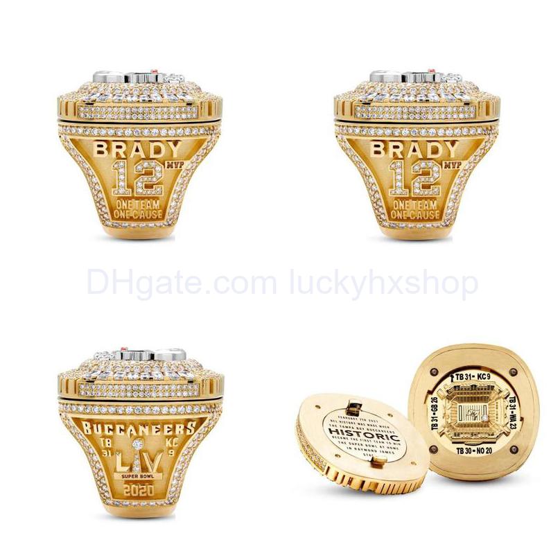 Fanscollection Tampa Bay Pirates Wolrd Champions Team Championship Ring Sport Souvenir Fan Promotion Gift Wholesale Drop Delivery DHMCN