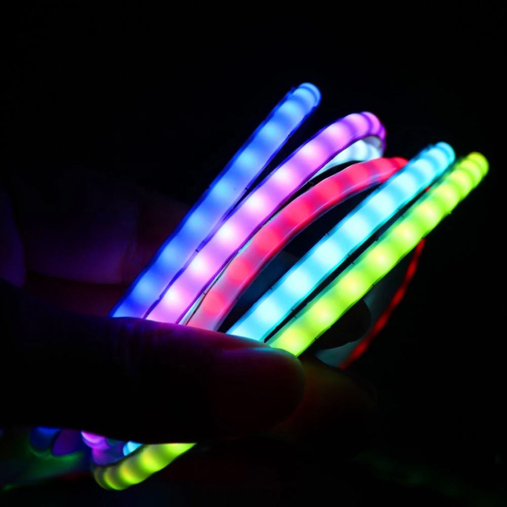 Адресные полосы RGBIC Rainbow Dream Color Smart RGB Гибкая светодиодная лента COB, тонкая 5 мм, 8 мм, 12 мм, 5 В постоянного тока, 160 светодиодов