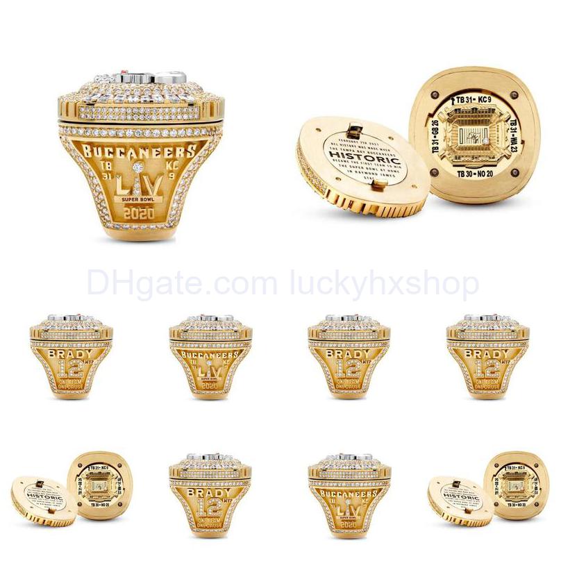 Fanscollection Tampa Bay Pirates Wolrd Champions Team Championship Ring Sport Souvenir Fan Promotion Gift Wholesale Drop Delivery DHMCN