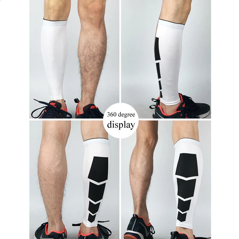 e de manches de mollet de compression chaussette de compression de jambe en cours d'exécution attelle de tibia varices veines de veau soulagement de la douleur protège-mollets pour le sport 240129