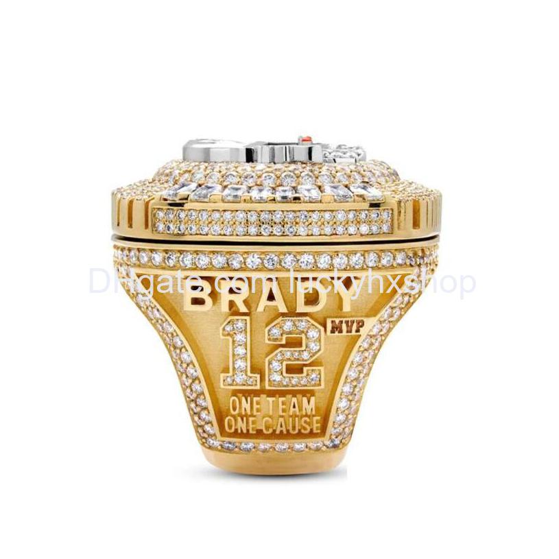 Fanscollection Tampa Bay Pirates Wolrd Champions Team Championship Ring Sport Souvenir Fan Promotiecadeau Groothandel Drop Delivery Dhjs8
