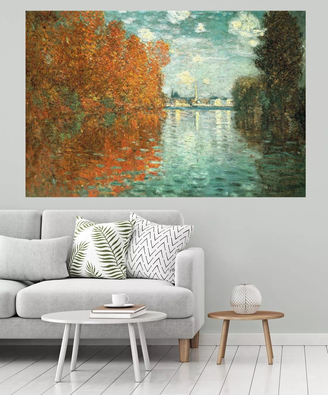 Effet d'automne à Argenteuil, 1873 Claude Monet Peinture à l'huile sur toile Peintures de paysage Art Peint à la main Impressionnisme Images murales pour la décoration de la maison